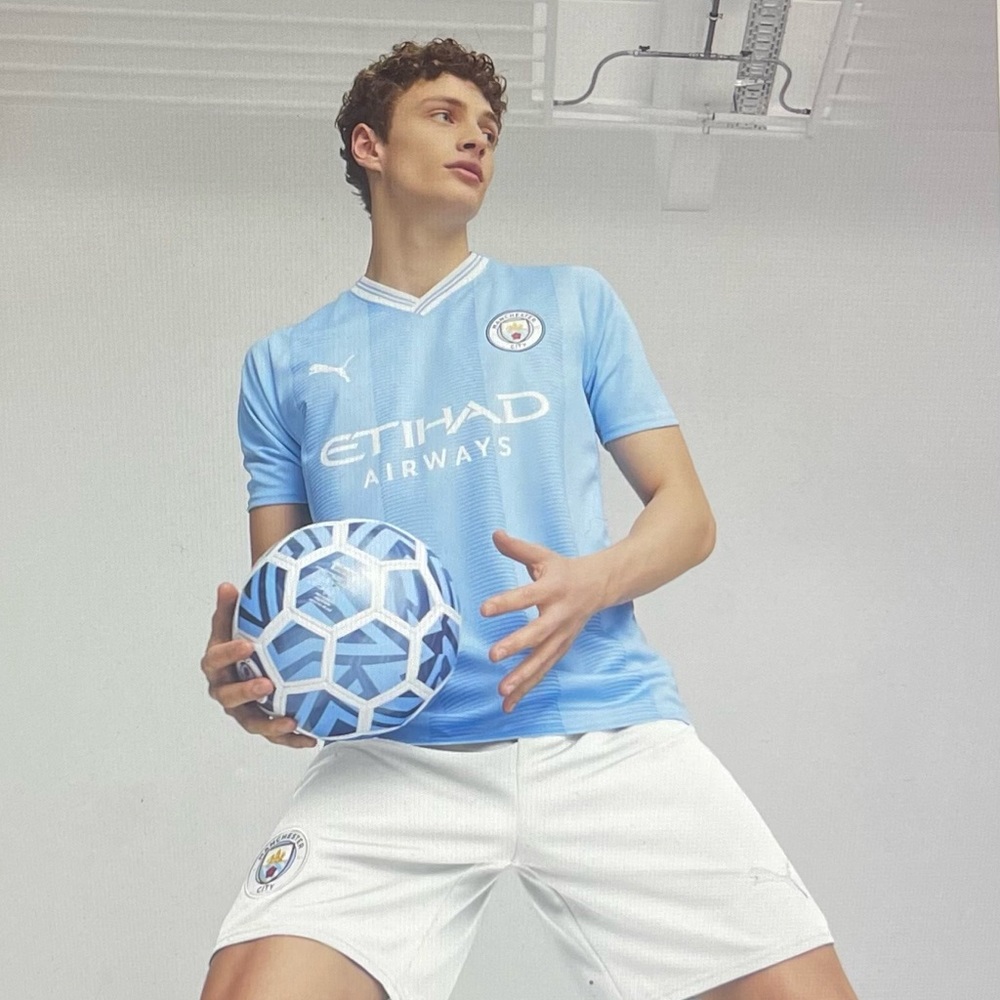 Manchester City 23/24 Men's Replica Home Jersey - Size L